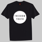 Guy's White Logo Tee with Purpose